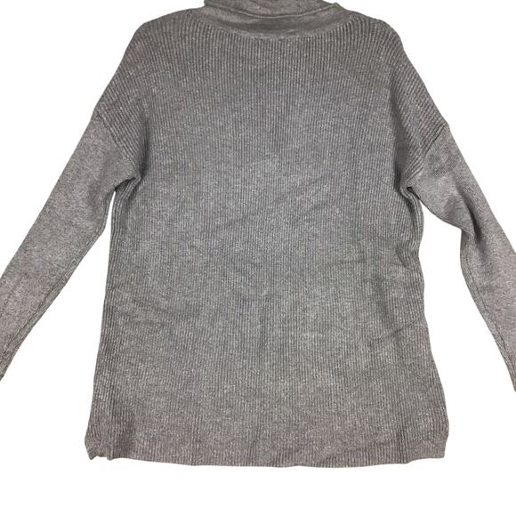 Devotion by Cyrus Womens Size Small Sweater Cowl Neck Chunky Knit Charcoal - Picture 9 of 12